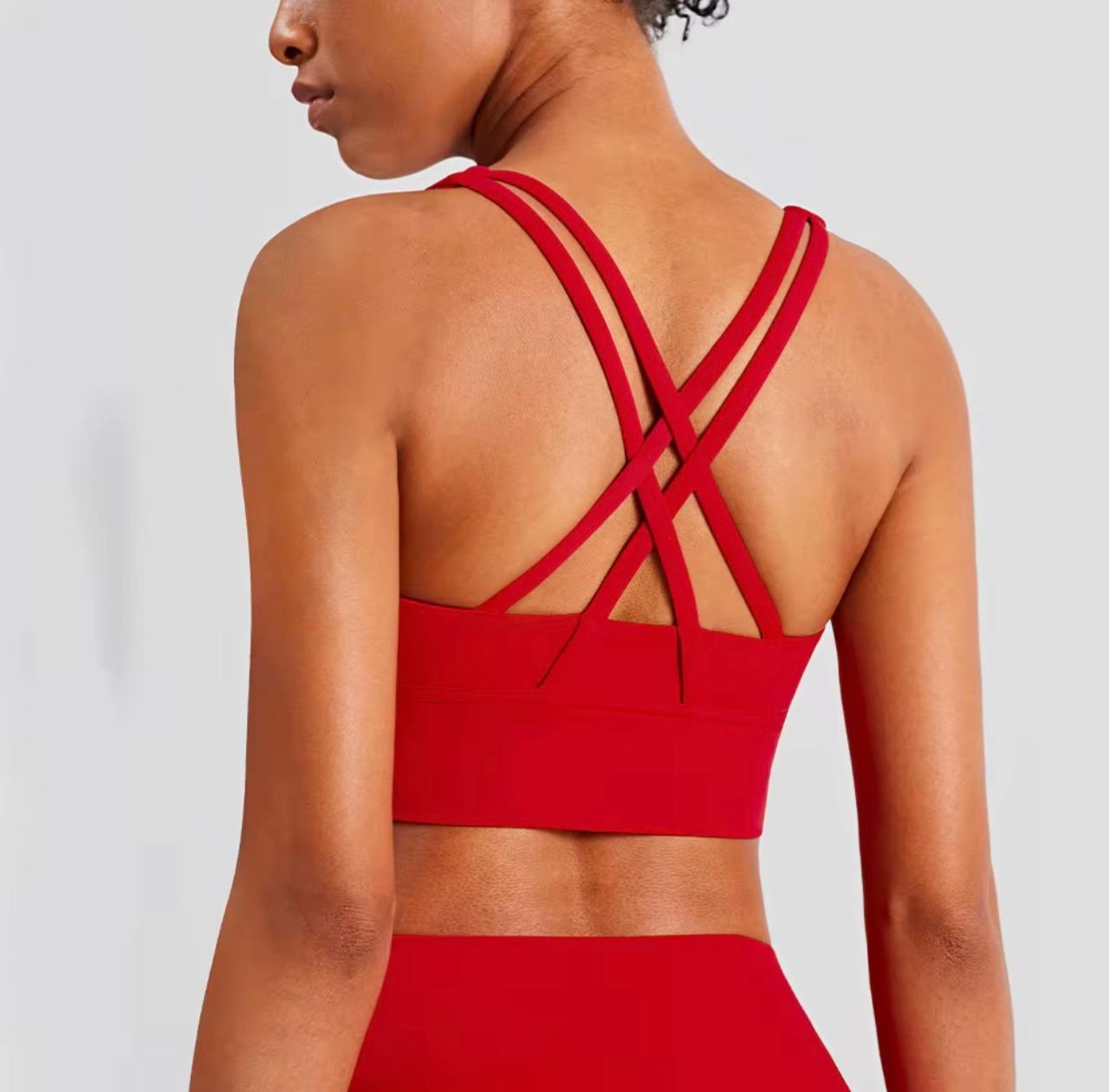 Cross Strap Bra
