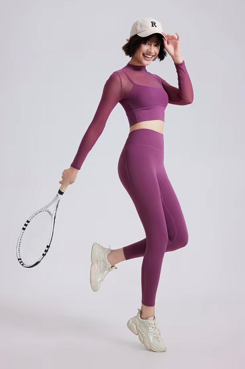 Purple Sheer Set
