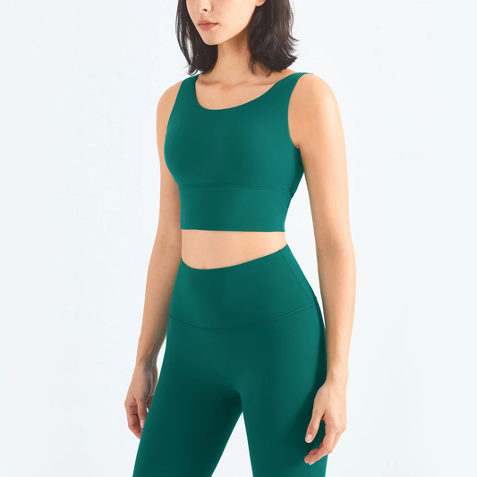 Hunter green bra