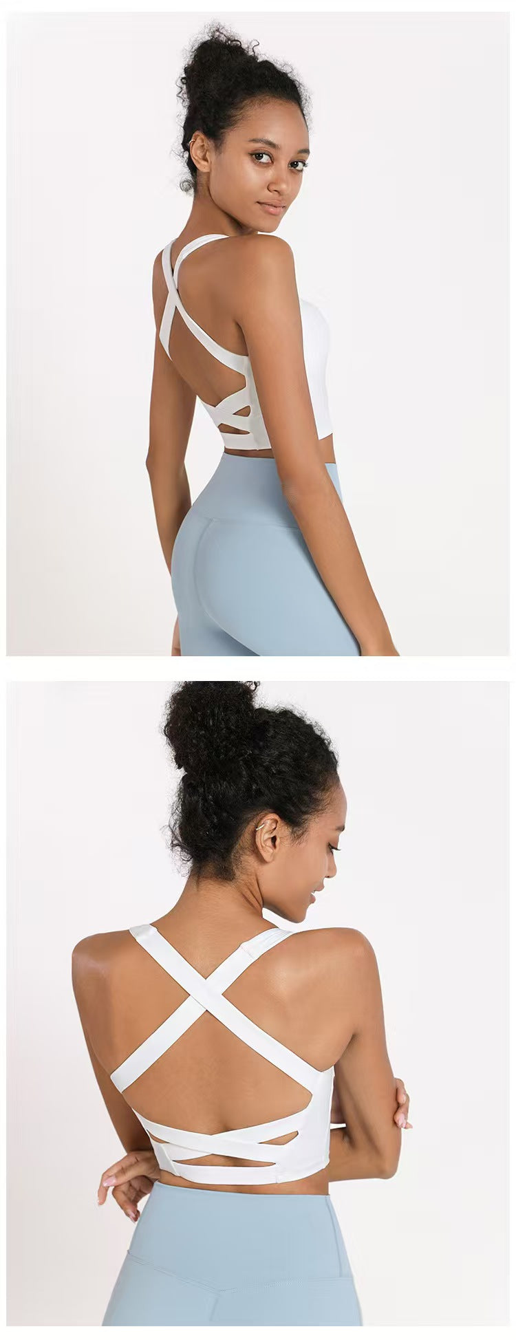 Criss cross bra