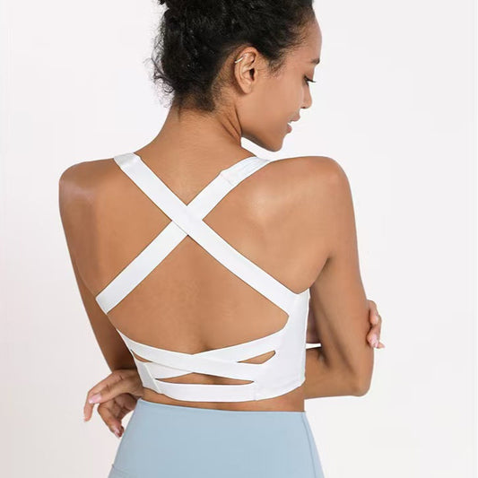Criss cross bra